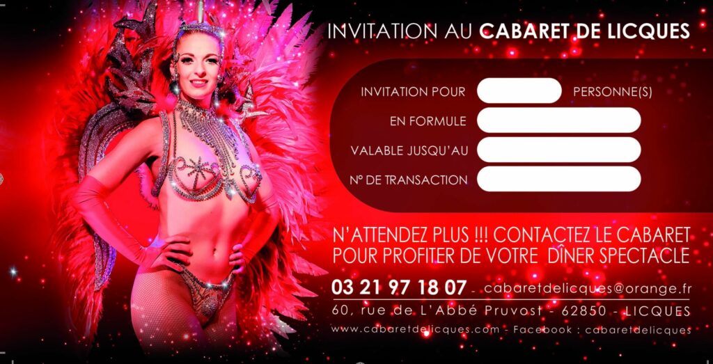 la carte cadeau du cabaret de licques