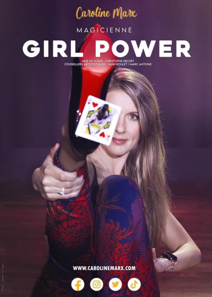 Caroline Marx à l'affiche de son spectacle Girl POWER