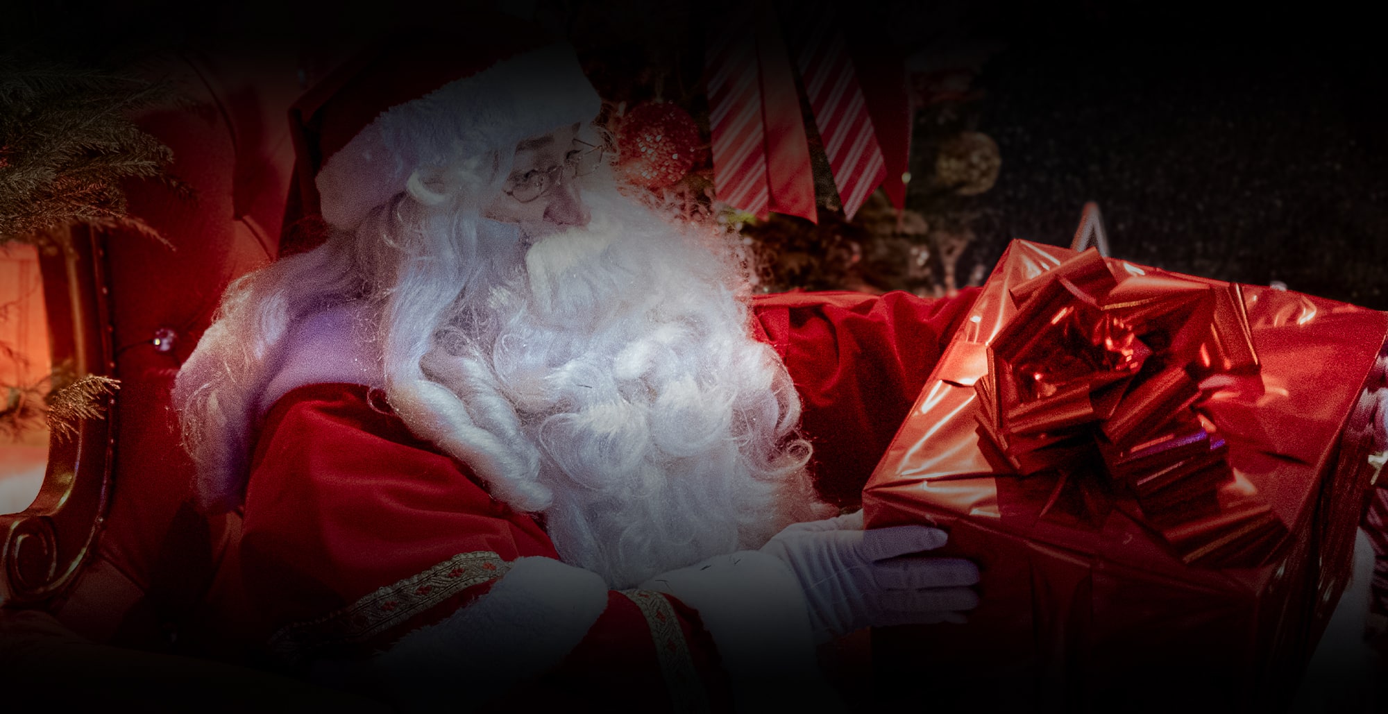 Le Père Noël s'installer au Cabaret de Licques