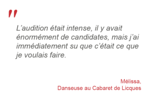citation melissa ancienne danseuse du lido