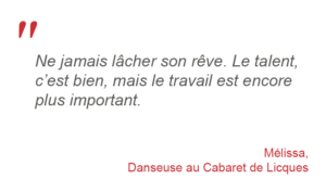 citation mélissa danseuse au cabaret de licques