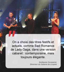 Artistes du Cabaret de Licques en première partie du concert de Patrick Bruel